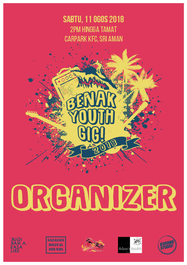 Benak Youth Gig Poster